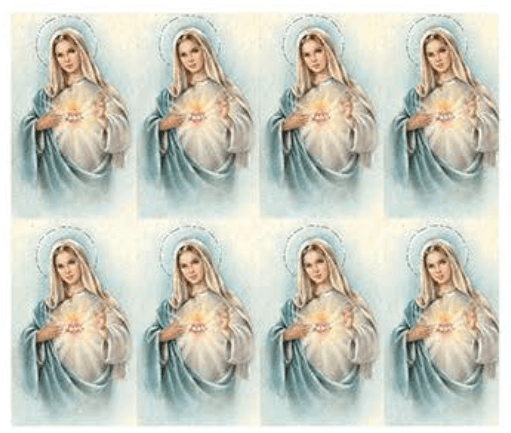 Immaculate Mary Prayer Cards